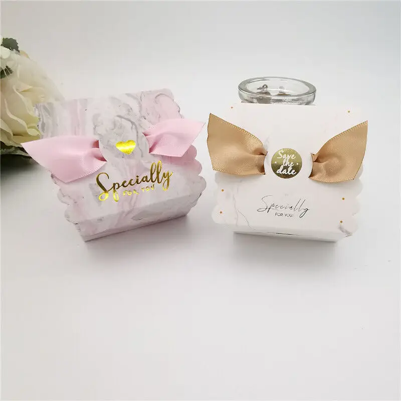 TH CB-205 Party Wedding Kid Favor  Sweets Candy Box Gift Packaging Paper Boxes with Ribbons