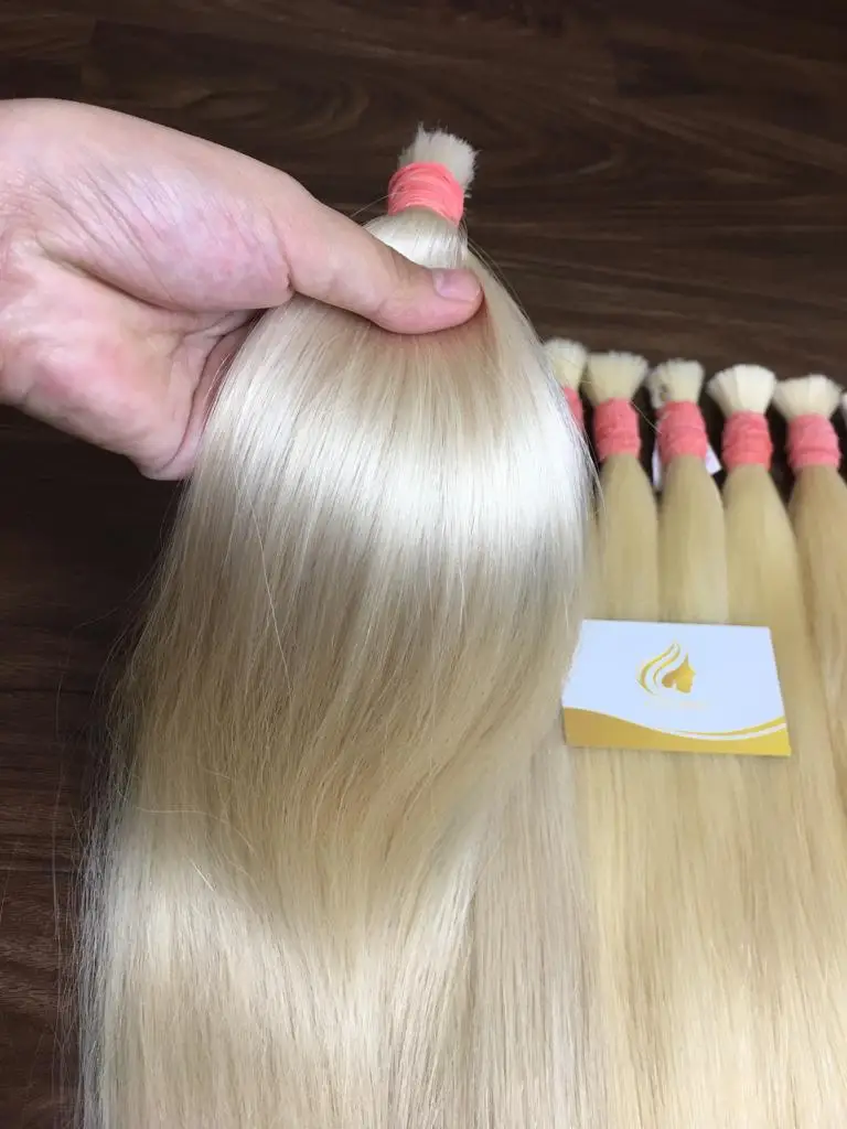 Шелковистые Светлые удары цена от завода-производителя Удар 100% человеческие волосы светлые #60 MOQ 300 граммов стоимость доставки для заказа 100 кг