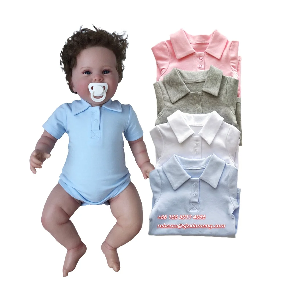 Wholesale new baby polo romper custom 100% cotton short sleeve polo shirt for baby boy