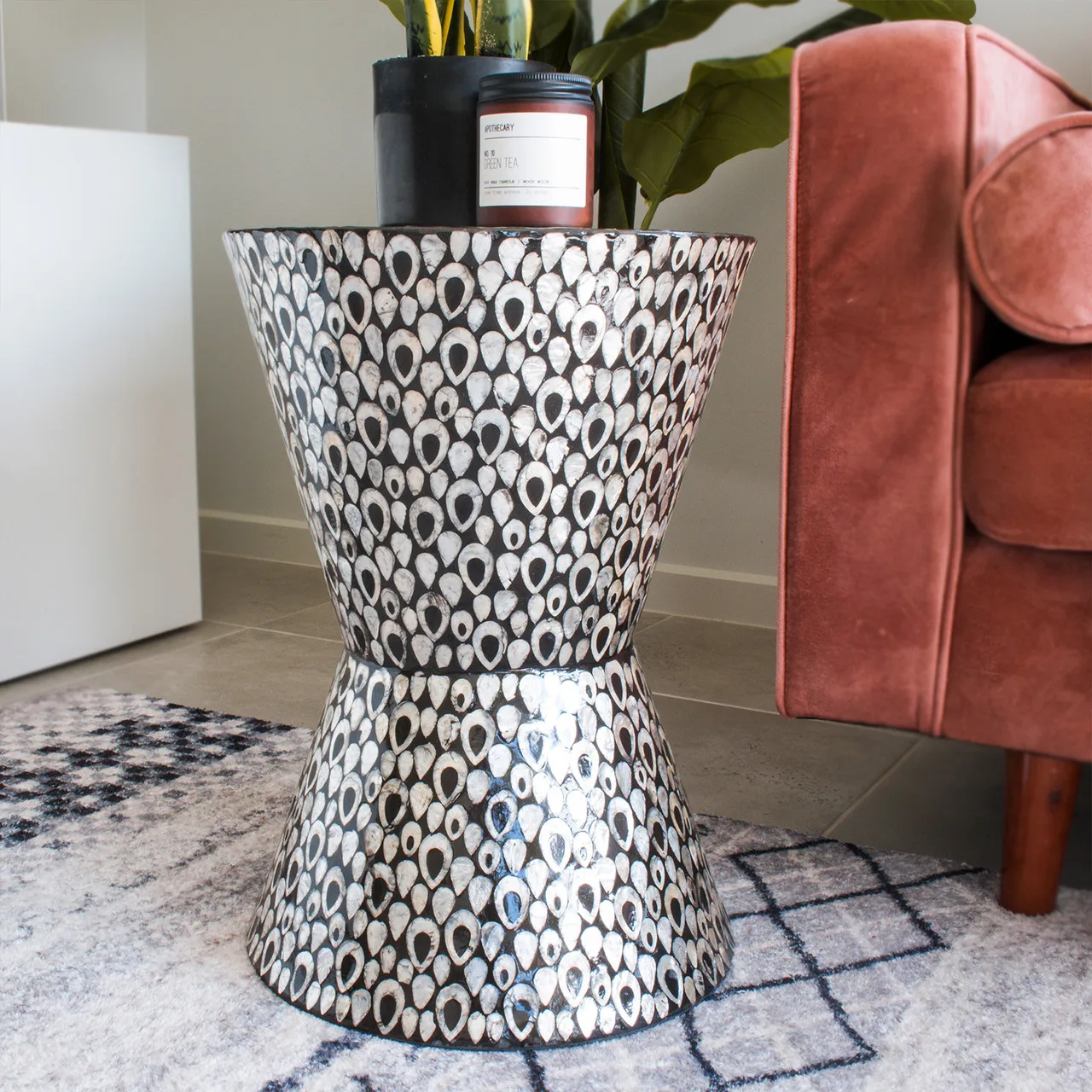 Best Price Mother of Pearl Inlay Side Table Furniture For Living Room Table Decor OEM Customize Wholesale Handmade in Vietnam