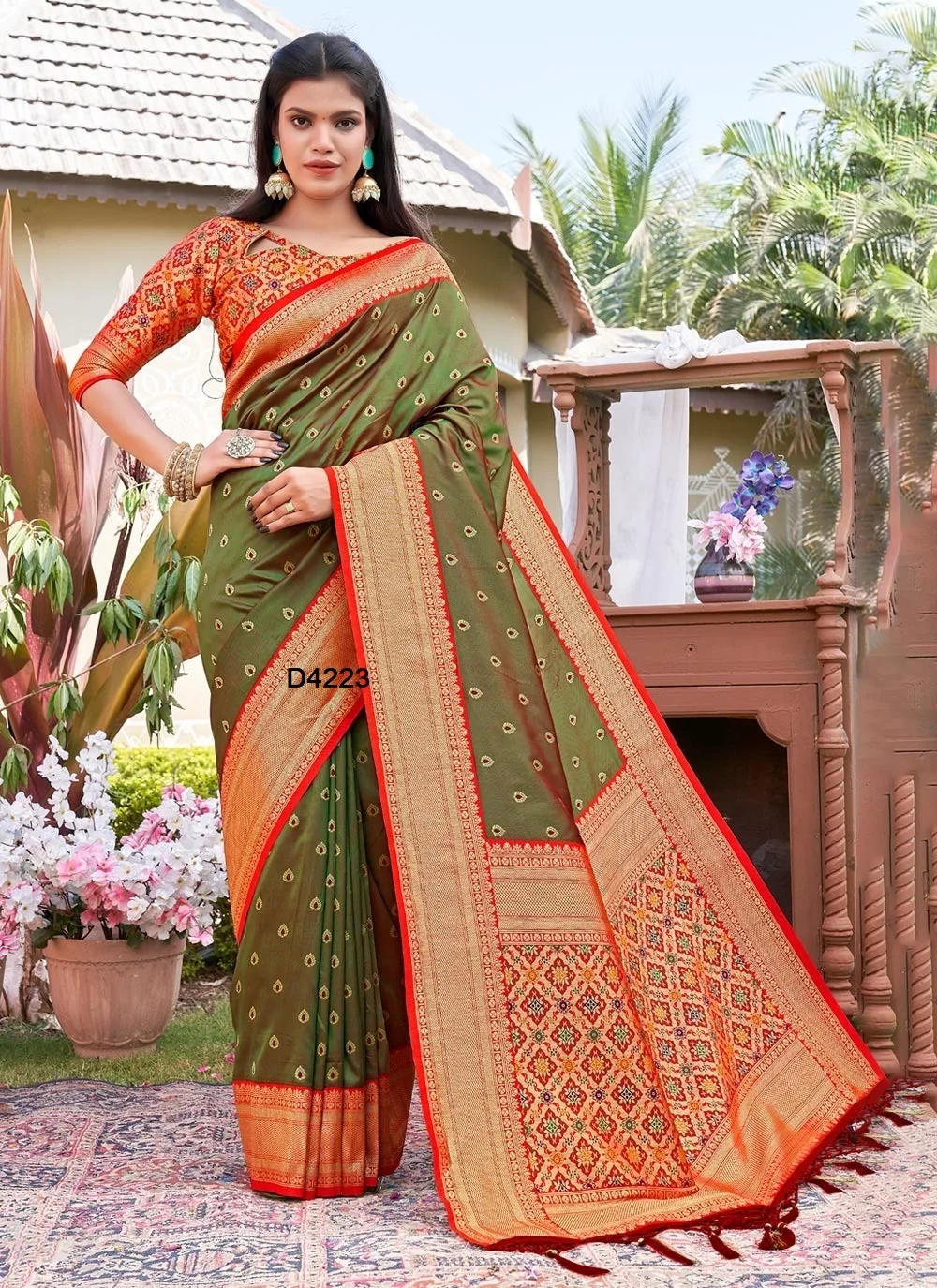 Dgb Exports Banarasi Soft Satin Silk Sadi Cotton Gorgeous Silk Saree With a Contrasting Blouse 2023 collection indian wear