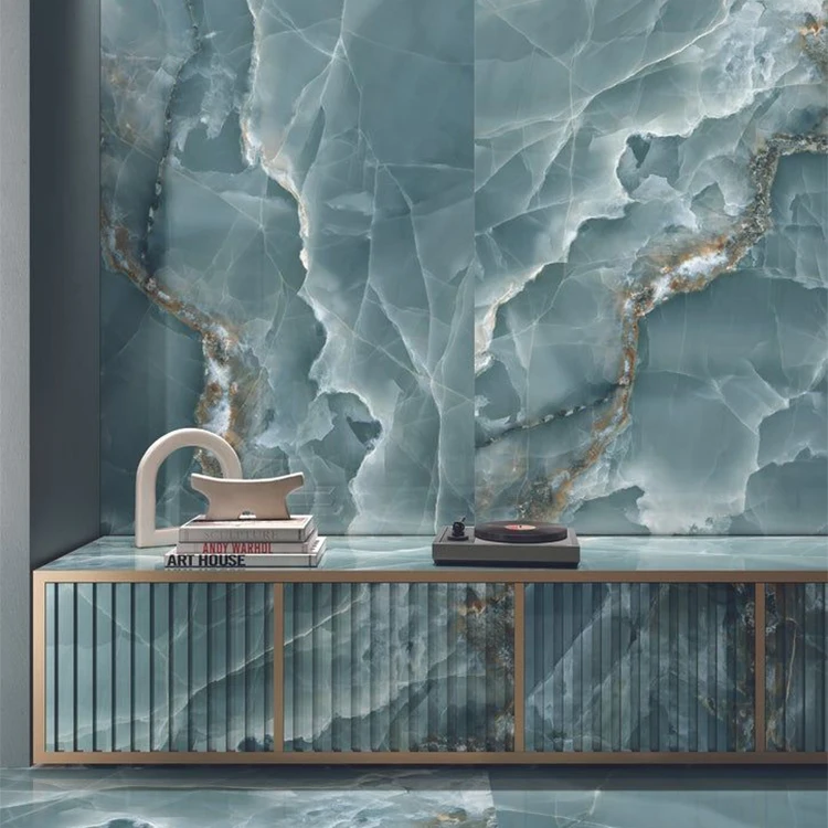 Light Luxury Modern Design 3D Marble Interior Wall Panel for Hotel and Home Decoration