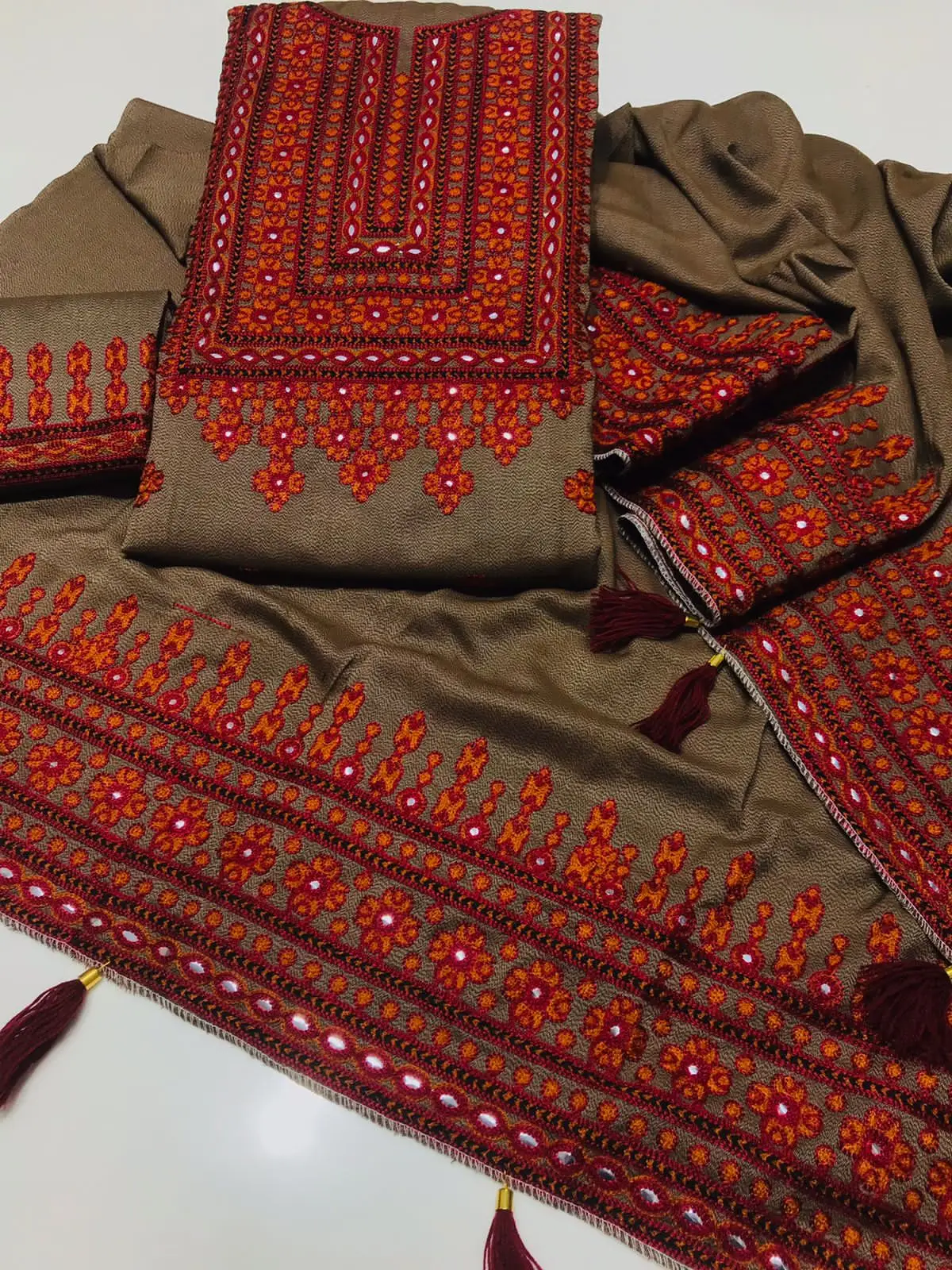 Punjabi style women shalwar suit