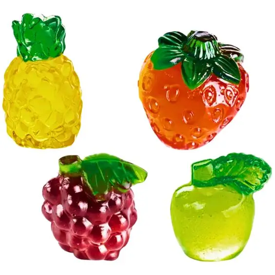 Factory direct wholesale 3d gummy candy soft ball candy