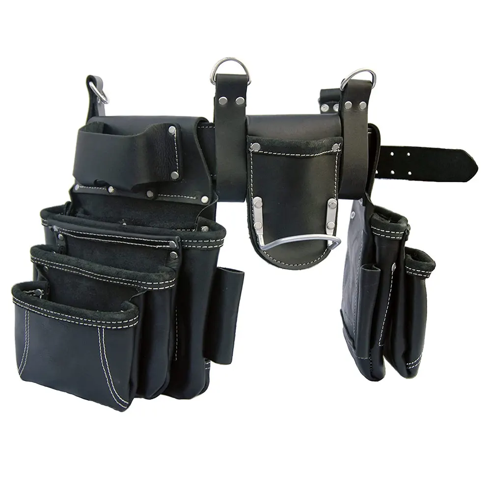 New Arrival Solid Color PU Leather Manufacture Leather Tool Bags / Top Quality Low Price  Leather Tool Bags For Sale