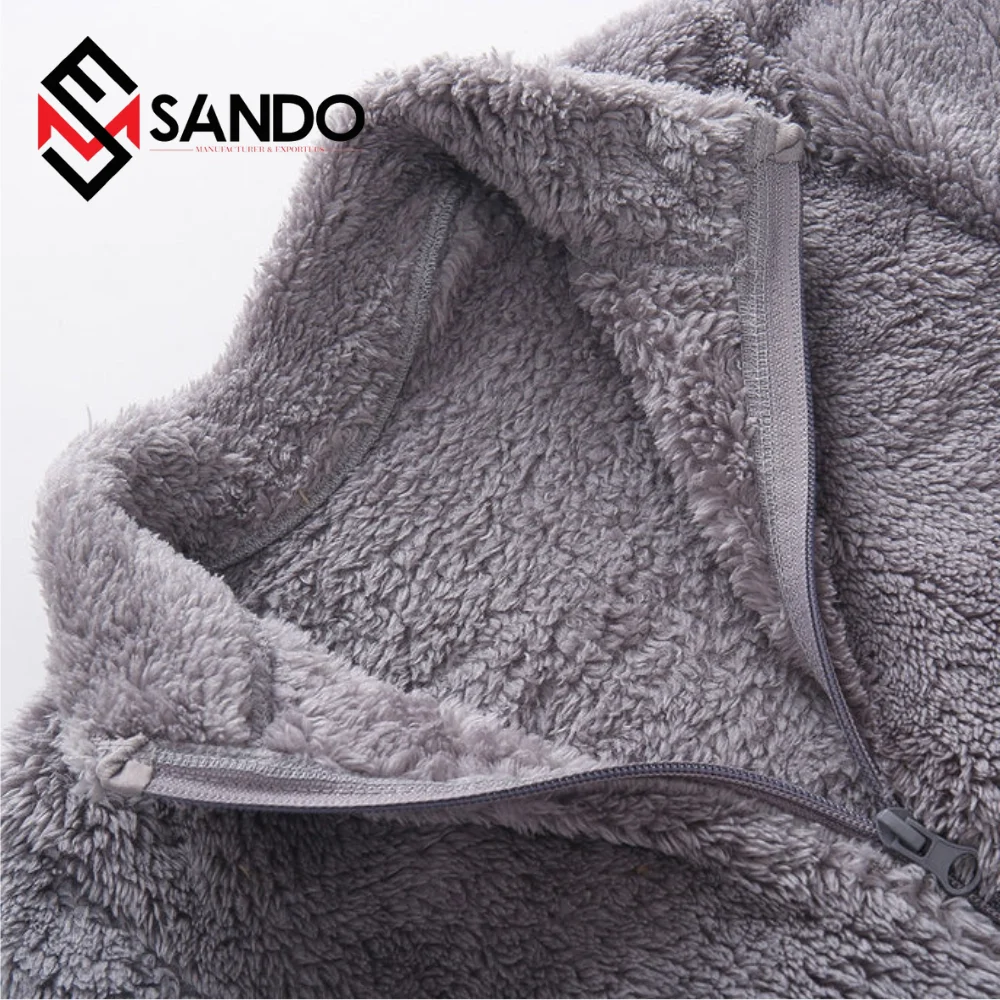 Custom logo Baby winter jackets Toddler baby clothes Zip Solid Warm Thick Fleece Coat Soft Winter Outerwear Kid Clothes