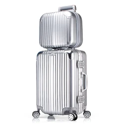 Custom PC Luggage Case Wheeled Suitcase Traveling Hard Case Trolley Luggage Set