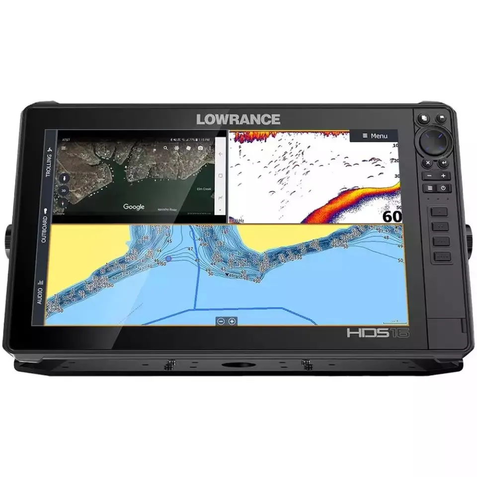 Bulk Of Lowrance Active Target Live Sonar System HDS17 with Trolling Motor Mounts