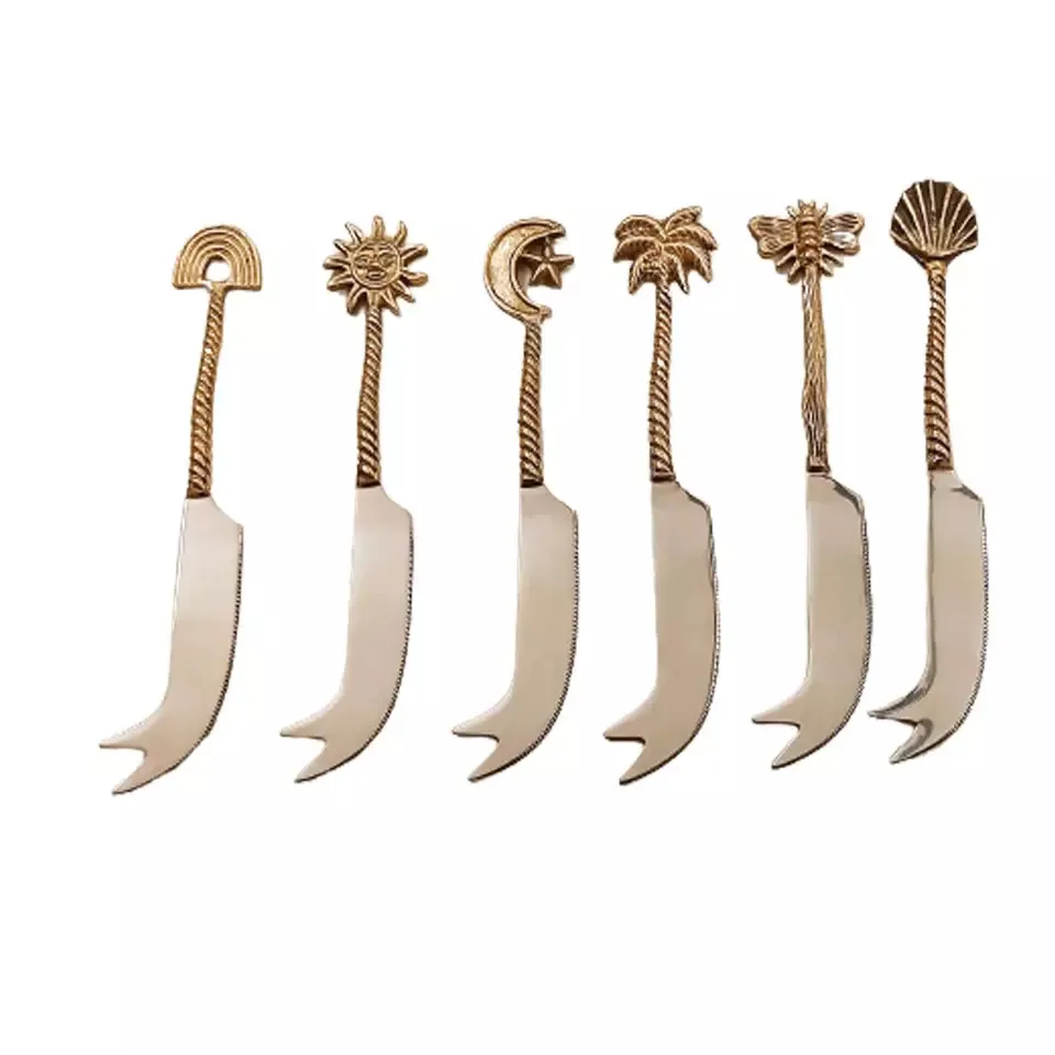 Hot Selling Butter Cutter Cheese Knives Wholesale Stainless Steel Clear Customized