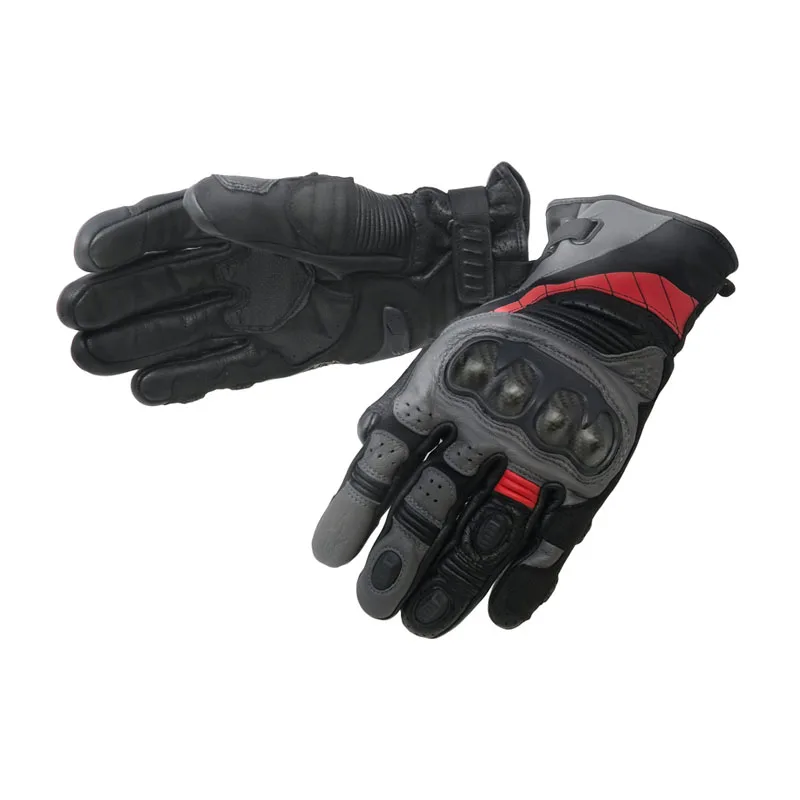 Short Motorbike Racing Riding Gloves Best Quality Motorbike racing Leather Gloves