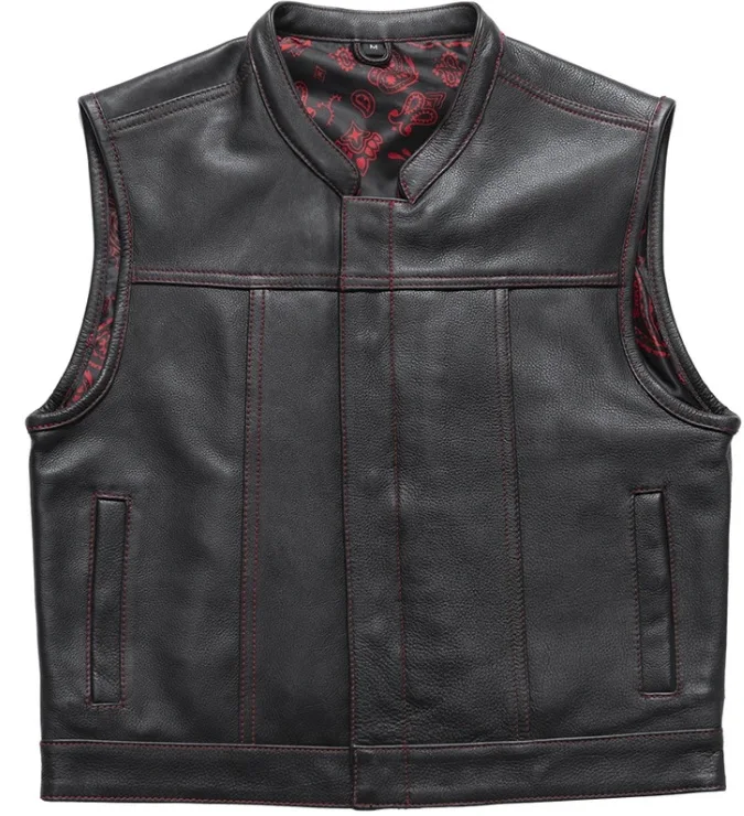 Classic Leather Vest For Men