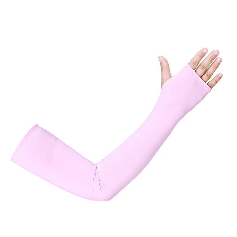 Cheap price Ice Silk Cover Summer Cycling Sunblock Soft Breathable Sport Cool Arm Sleeve for high quality