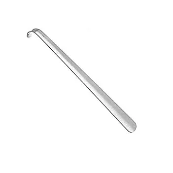 Handmade Hotel Supplies Promotion Convenient Shoehorn Extra Long Handle Steel Metal Shoe Horn Customized Logo Shoe Horn