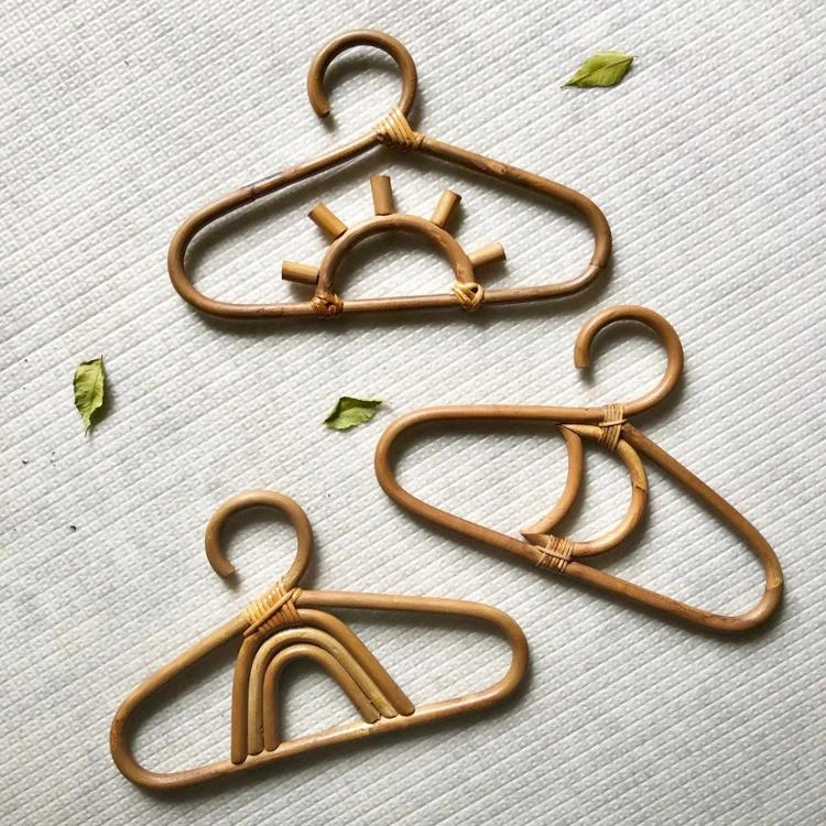 Вешалка для одежды SISU из ротанга Радужная в форме Луны вешалка солнца детей милая Декоративная детская мебель