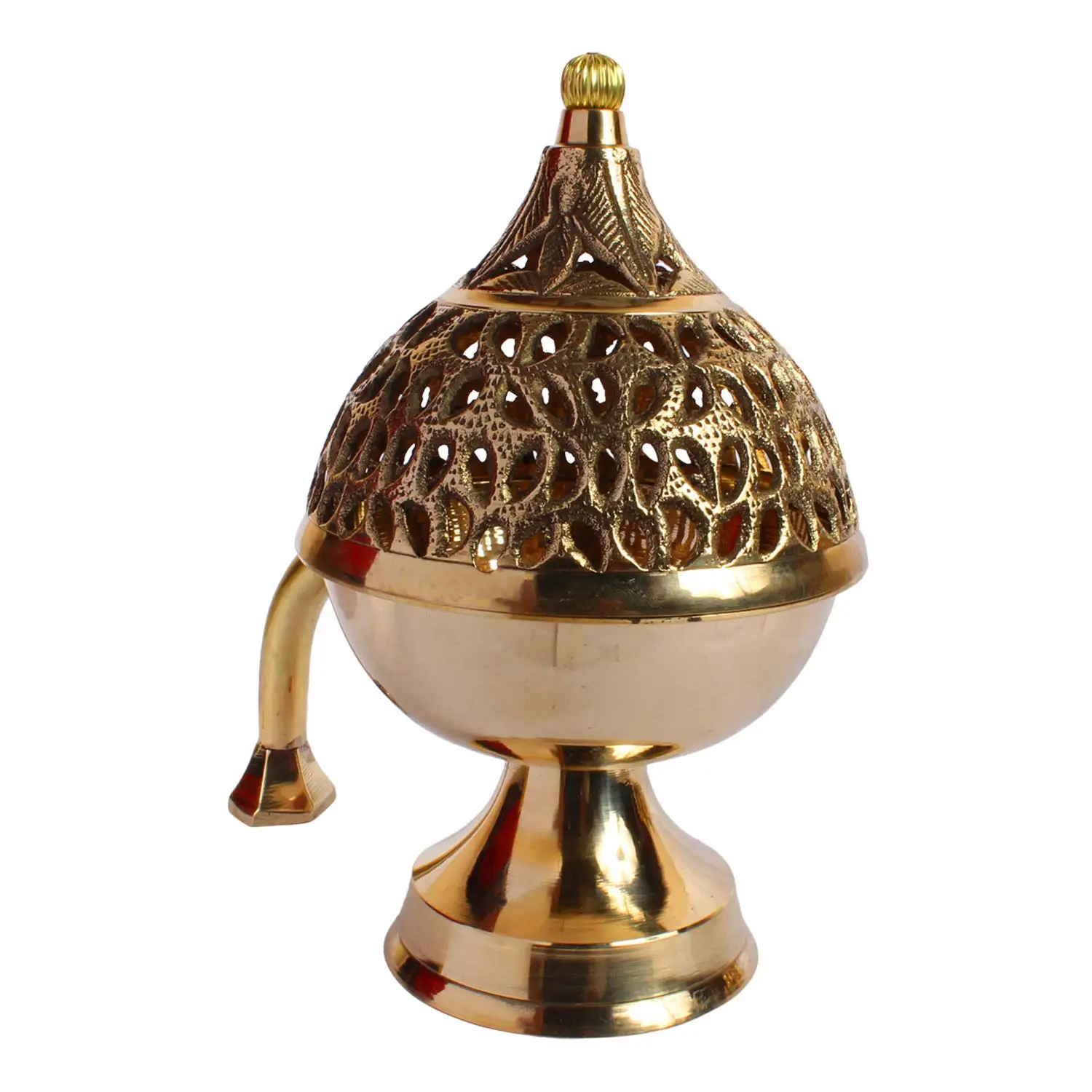 Hot sale Brass incense loban burner madkhan brass bakhoor burner for fragrance By United Trade World