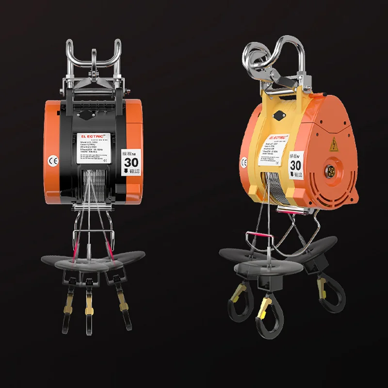 Wholesale Mini Portable 180kg 30m Wire Rope Traction Hoist Home Construction