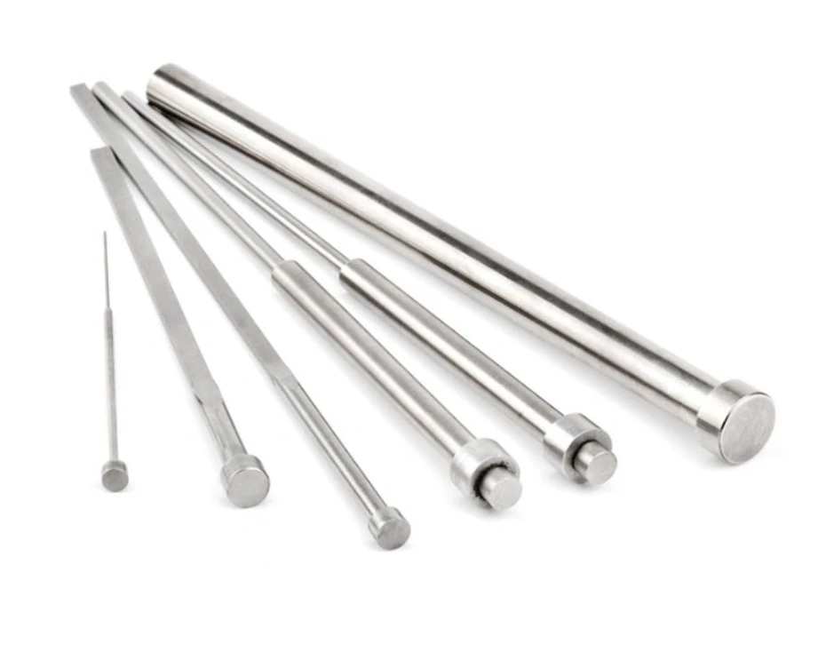 HASCO DME Straight step flat Ejector Pin Nitriding SKD61 SKH51 DIN injection mould Ejector Pin sleeve