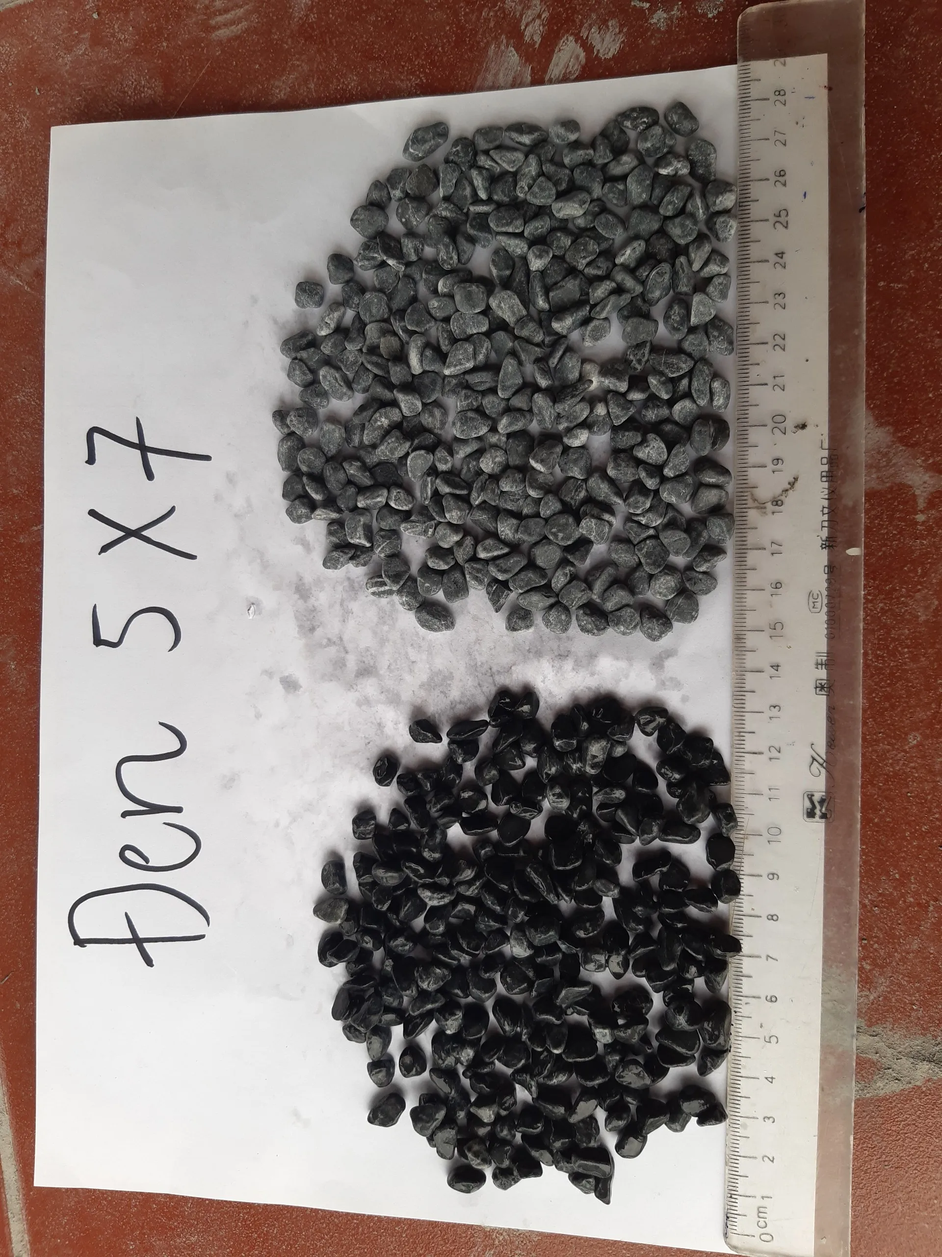 Best seller Black pebble natural stone landscape natural stone decoration made 100% natural stone best choice best price