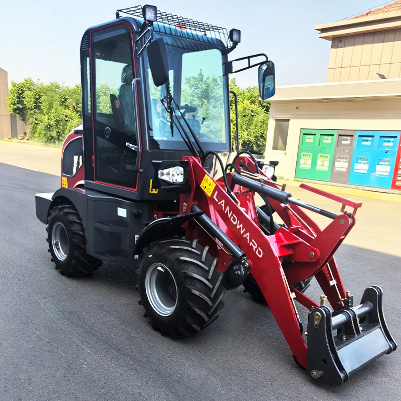 EPA CE 2.5ton 4WD Boom Forklift Loader Compacted Small Mini Telescopic Wheel Diesel Loader Price for Sale