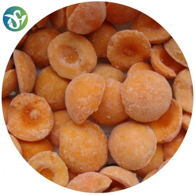 Quick Frozen IQF Frozen Apricot Halves/ Dices High Quality Frozen Fruits