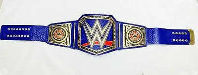 Universal Heavyweighy Wresling Championship Belt Replica Blue Strap