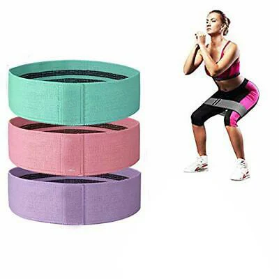 Hot sale fabric cotton booty hip circle resistance fitness bands glute elastic