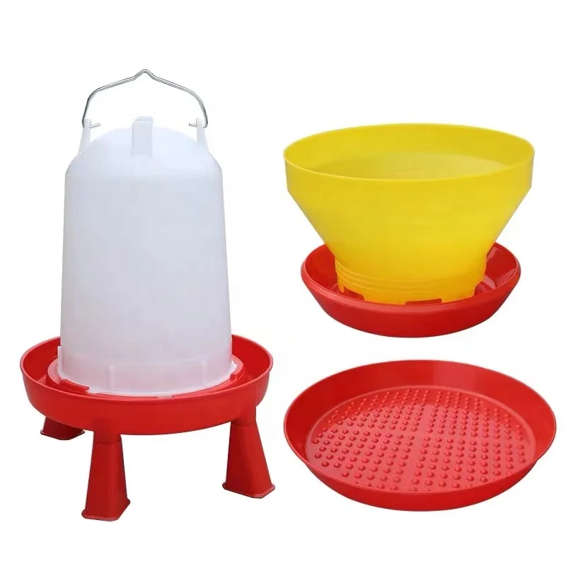 New Design  Poultry Feeder Plastic Bird Drinkers Feeders equipment  For Chicken House Poultry Farm