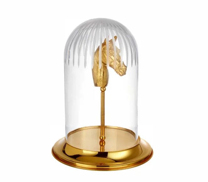 Luxury High Quality  Horse Home Decor 100% Original Gold Silver Horse Suede Living Room Accessory New Product-2024