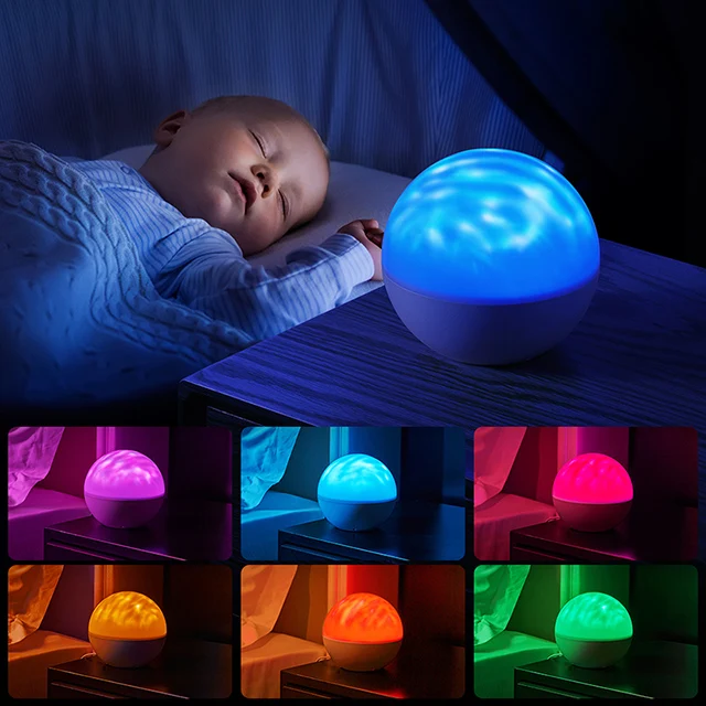 hot selling Multi-color Projection Lamp Ocean Wave Star Light Galaxy Projector for Bedroom