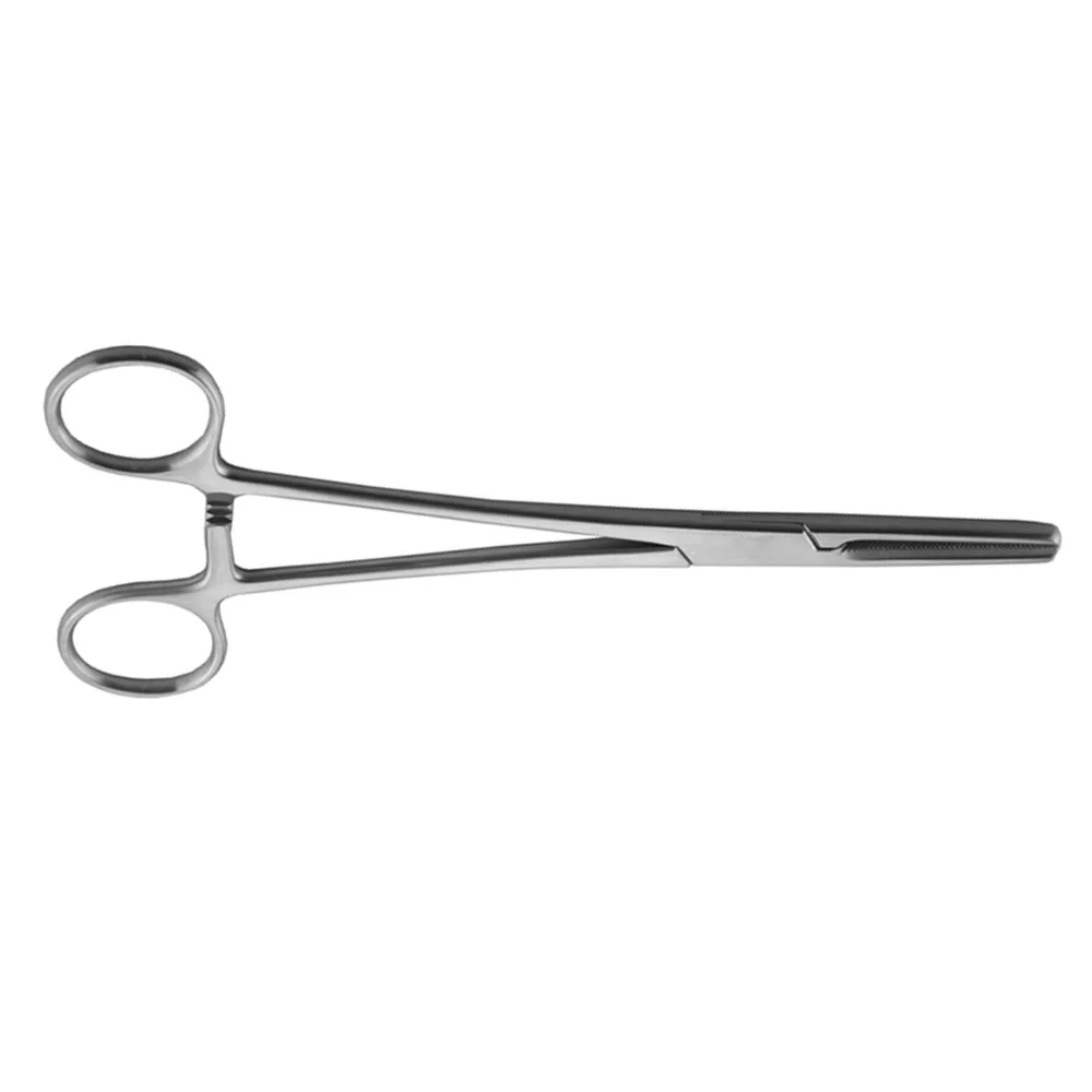 Ворсовая трубка зажим прямые зубчатые челюсти с наружными защитными хирургическими инструментами