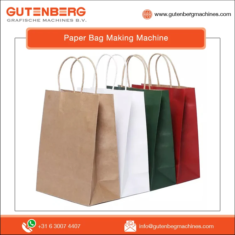 Trusted Dealer Selling Assured Quality 400 pics/min Bag Speed Fully Automatic Paper Shopping Bag Making Machine