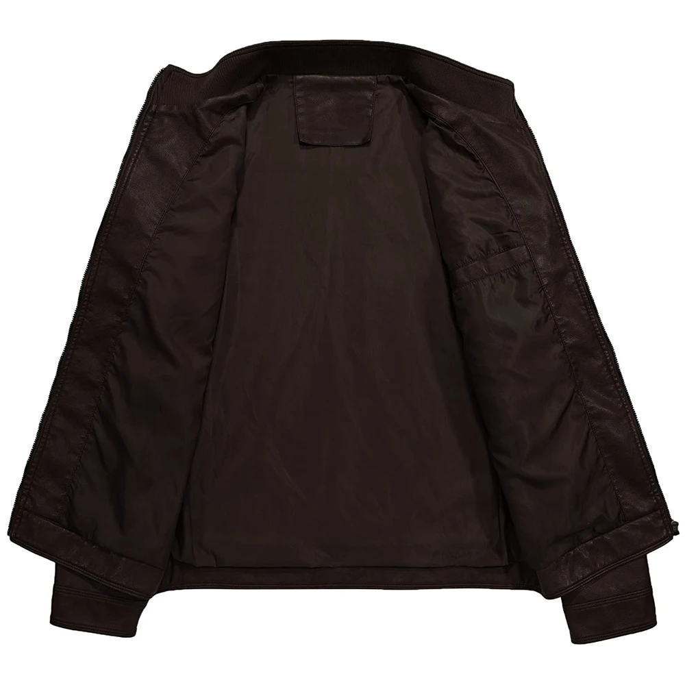 High Quality Custom Logo Light Weight Cheap Price Men Leather Jackets / Best Design Men Leather Jacket With Full Sleeve