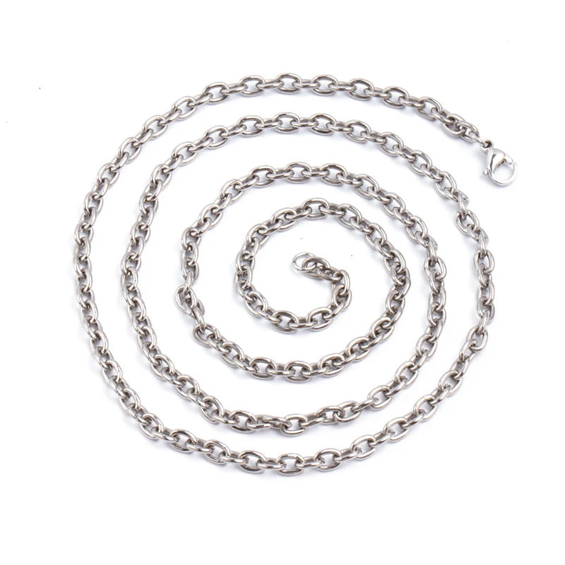 titanium Custom Necklace OEM wholesale hip hop Man titanium Fashion jewelry fine Chain Stainless steel titanium Men for Necklace