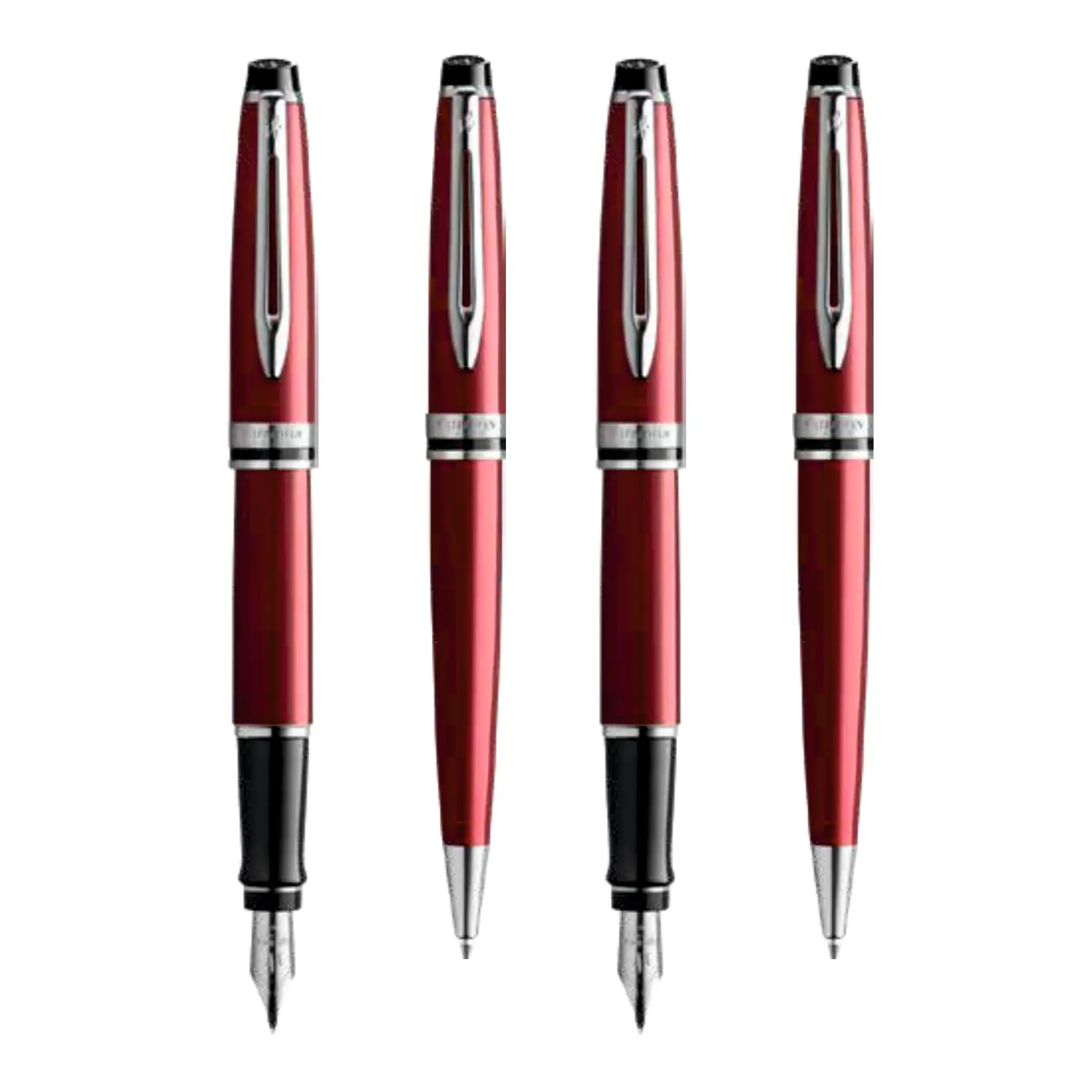Custom Elegance Waterman Hemisphere Matte Black Gold Trim Pen Promotional Corporate gift set & Roller Fountain Ballpoint pens