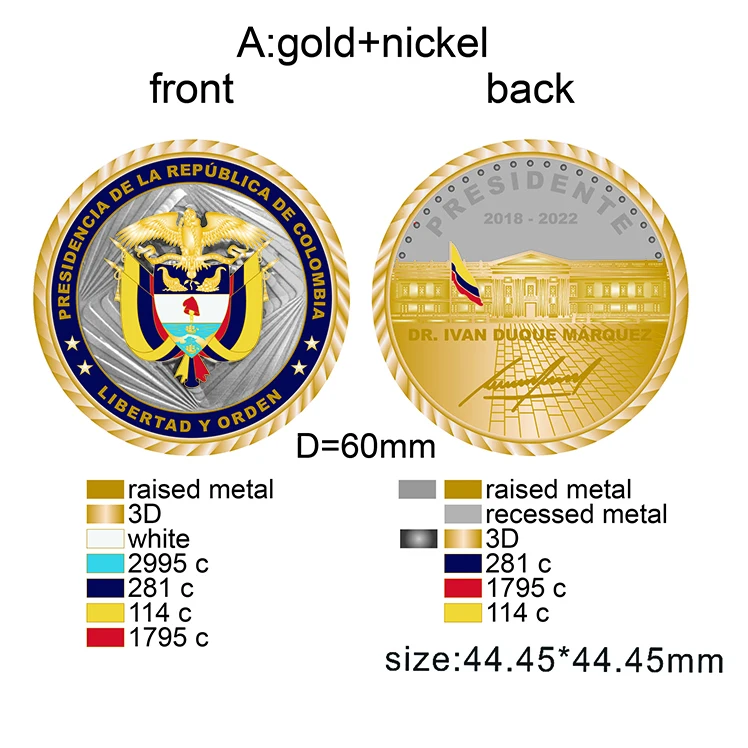 Maker cheap wholesale gold plated enamel blank custom logo commemorative collections challenge coin