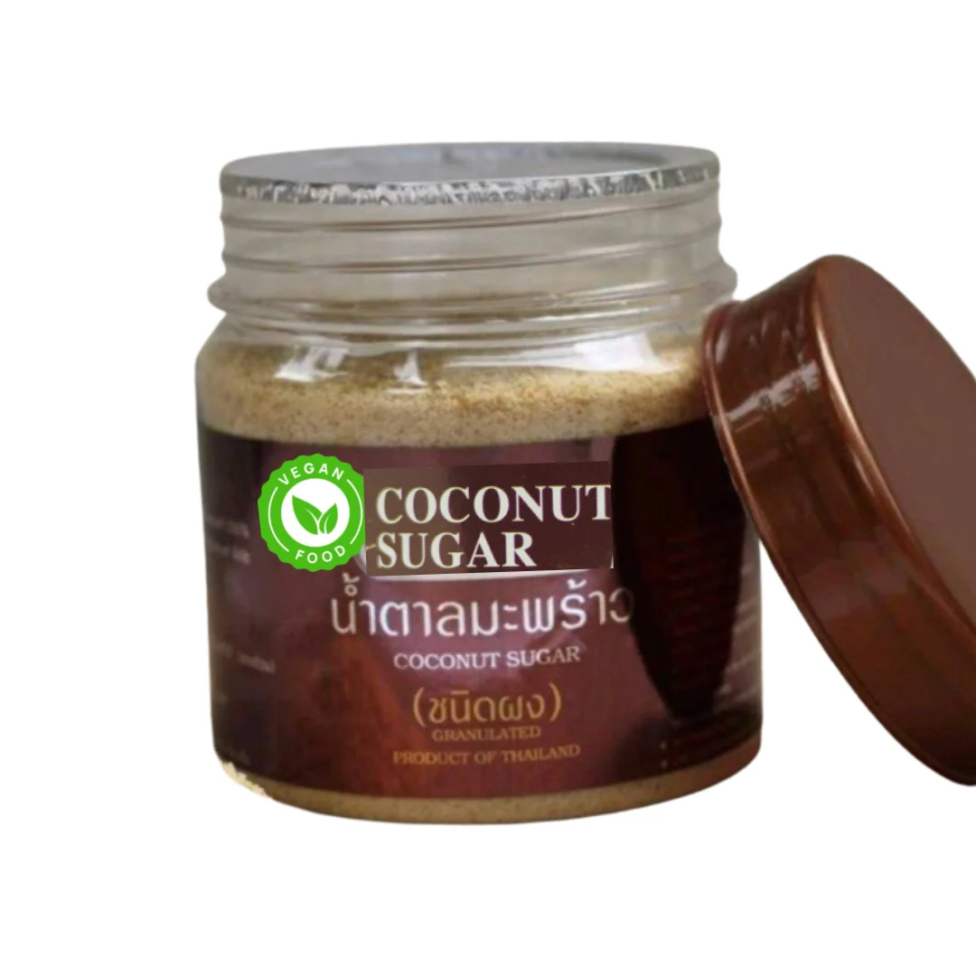 AD 300g Organic Coconut Blossom Sugar in Glass Jar Product of Thailand Wholesale Best Price