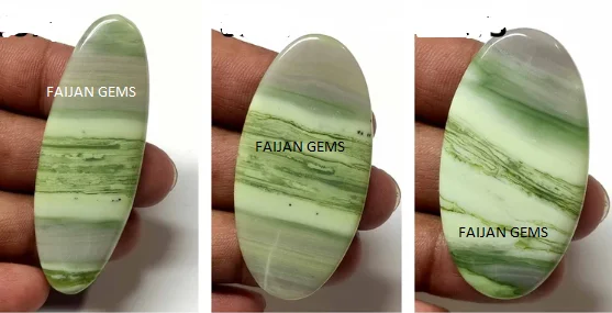 Serpentine Gemstone- Wholesale Lot Green Serpentine Cabochon Flat Back Bulk Serpentine Cabs lot for Making Jewelry Loose stone
