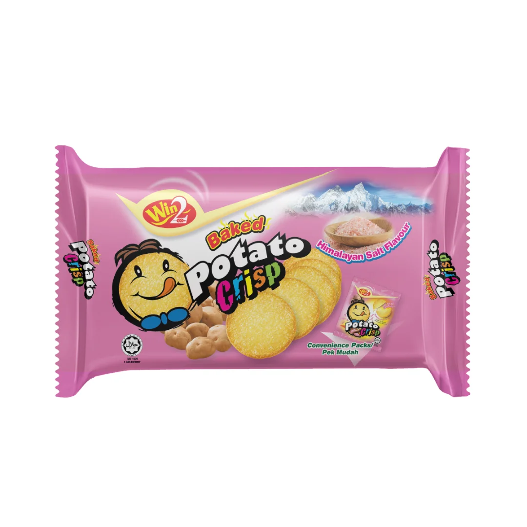 Win Win Baked Potato Crisp Cracker Thins Himalayan Salt Flavour 120g Wholesale Savoury Biscuits