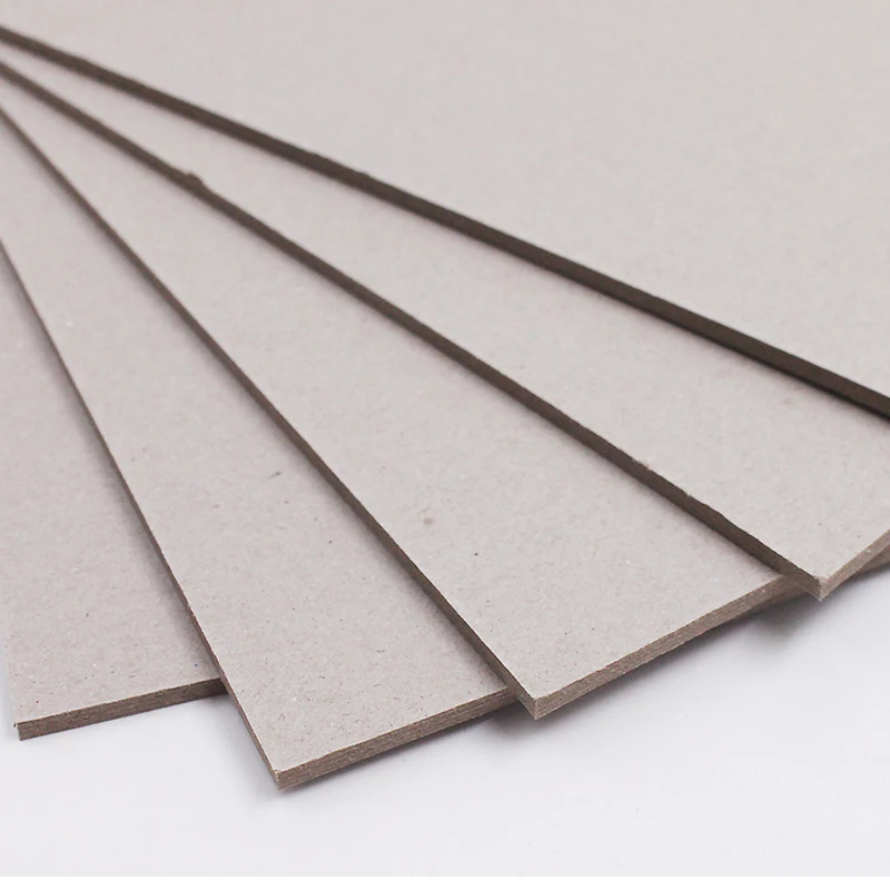 China Paper Mill Pressed gray cardboard sheets gray board backing cardboard for furniture