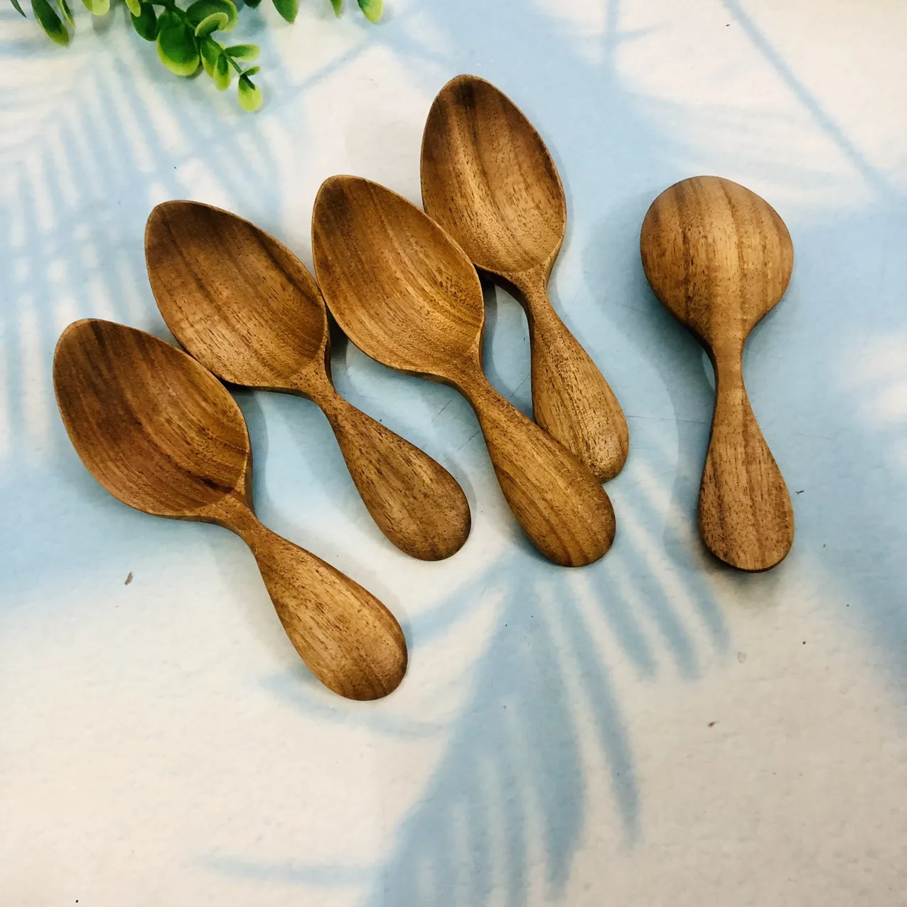 Деревянная ложка для супа 14 х4 см