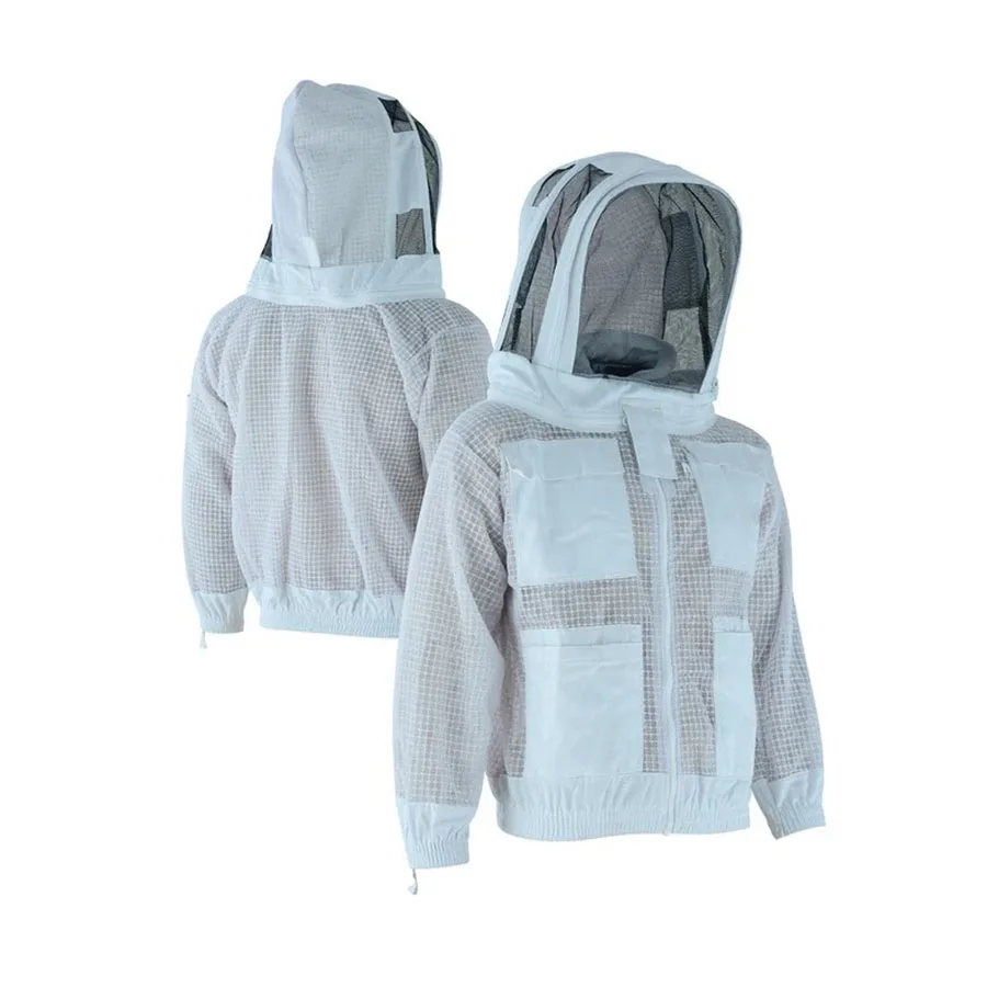 High Quality Ventilated Beekeeping Jacket Custom Comfortable Honey Bee Jacket  Fencing Veil  Beekeeping Jacket Safety Bee