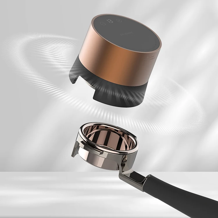 Portable Electronic 58.5MM Coffee Press Automatic Flat Press Coffee Bean Powder Adjusting Pressure Espresso Coffee Tamper