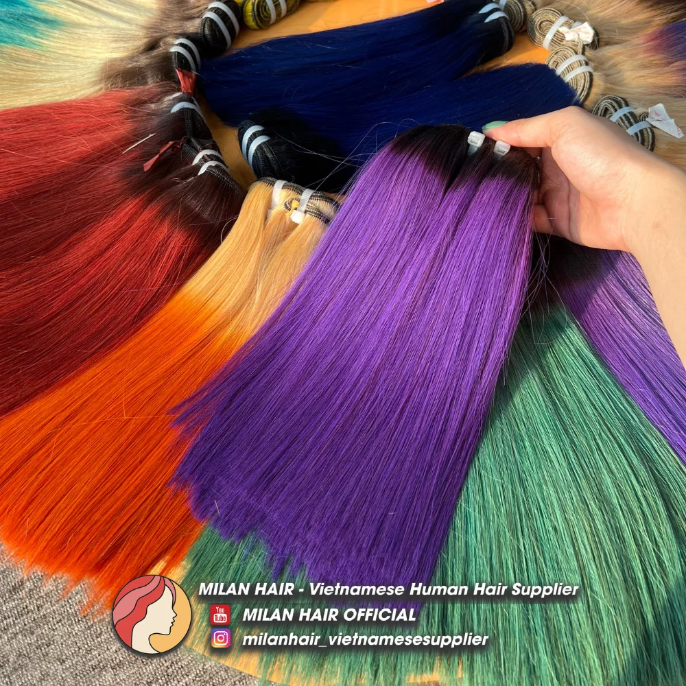 New Bone Straight Bundle 8 - 16 inch 100% Cuticle Aligned Hair, 100% Raw Vietnamese Hair Wholesale Price From Factory