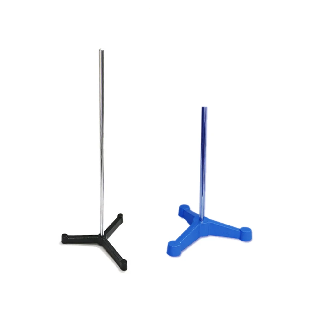 BASE RETORT STAND TRIANGULAR Cast iron base with blue black color