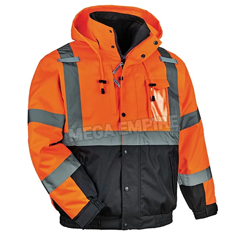 Wholesale Protective Retardant Safety Jacket Working Clothes Waterproof High Safety Work Jacket