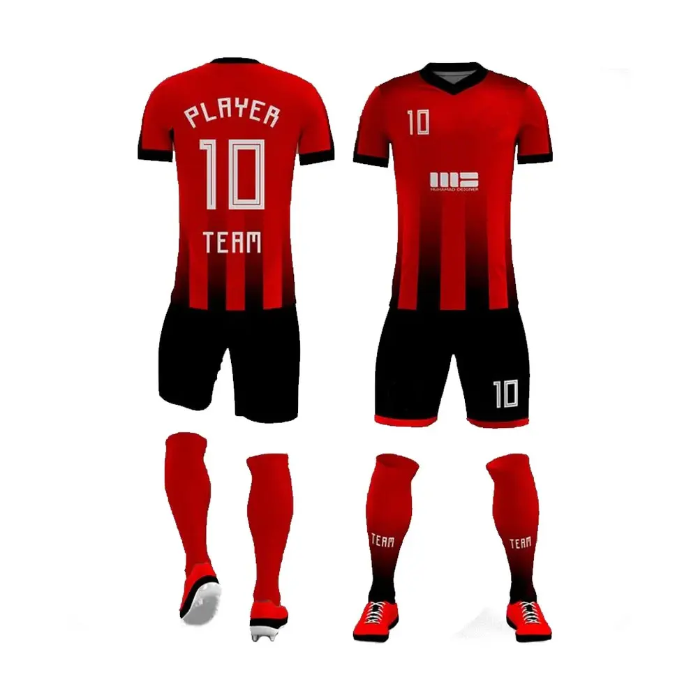 Hot Selling Men Breathable Quick Dry Football Soccer Jersey Soccer Uniform Football Shirts For Training