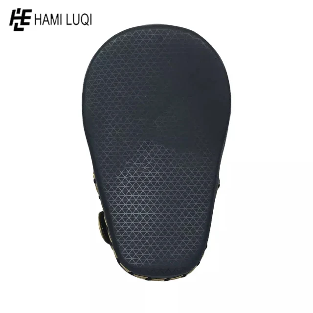 Black and Gold Professional Boxing Focus with Ventilation and Secure Straps