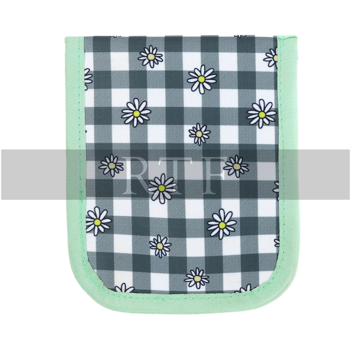 Vichy Daisies Pocket Organizer soft colors Nurse Pocket Organizer for Hospital Coat or Gown Doctor Pocket Pouch By Raw To Fine