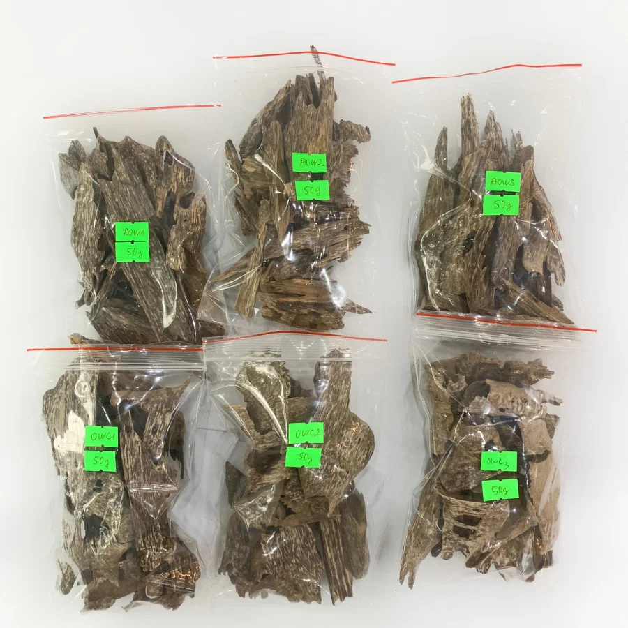 Premium Vietnamese Pure Natural Agar wood Chips Super GradeTripple A+ Precious Quality Ant Oudh Incense Fragrance Sweet Full Oil