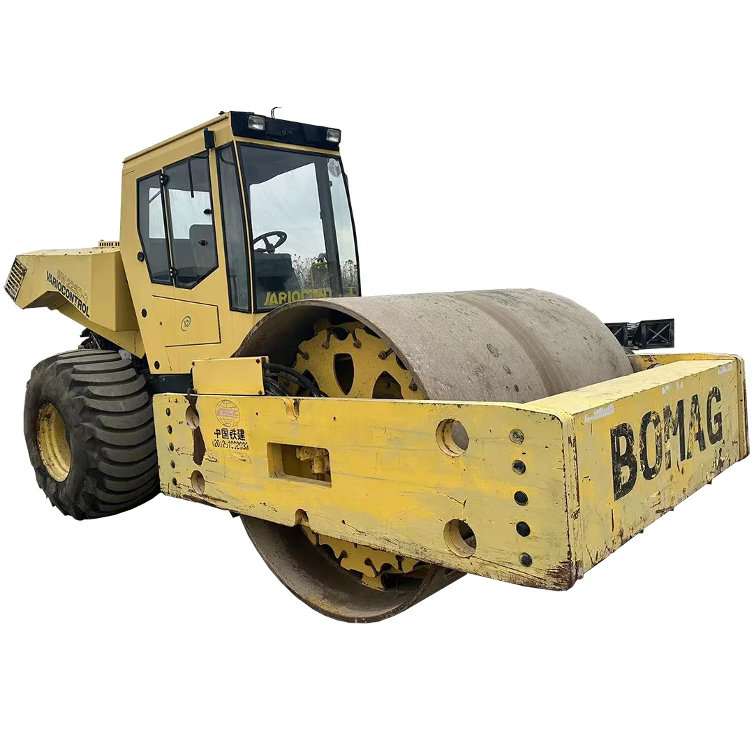 High quality good condition BOMAG 225d used road roller hot sale soil compactor cheap sale